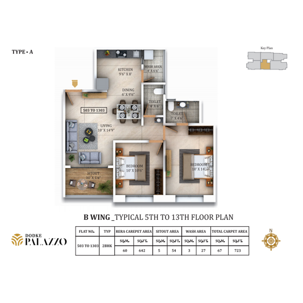 B-Wing-Type-A-(5th-to-13th-Floor)